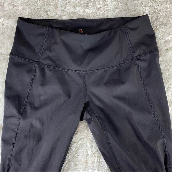 Tangerine Leggings Black Blue Colorblock Small - Picture 6 of 9